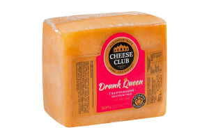 Сир 50% твердий з козиним молоком глазурований настоєм трав Drunk Queen Cheese Club кг