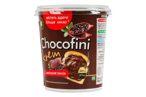 Крем "CHOCOFINI" з шоколадним смаком 400г