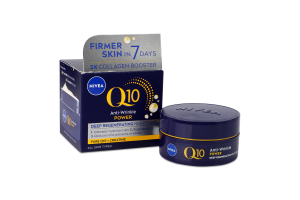 Крем для обличчя нічний відновлюючий проти зморщок Q10 Сила Nivea 50мл