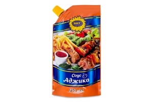 Соус пастеризованный Аджика Бест д/п 250г