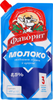 Молоко сгущенное 8.5% цельное с сахаром Фаворит д/п 400г
