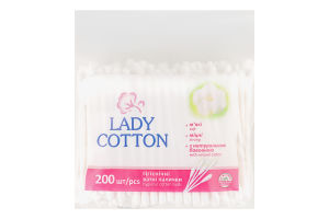 Палочки ватные гигиенические Lady Cotton 200шт