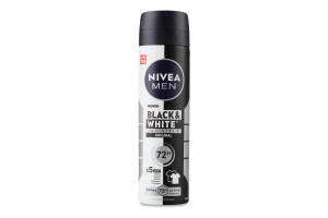 Антиперспірант Класичний Чорне та біле Невидимий Nivea Men 150мл