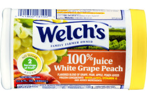 Welch's 100% Juice White Grape Peach