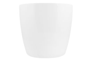 Горщик квіт. Don-Plast AGA 20 см білий DA 20 И310 (Польща)