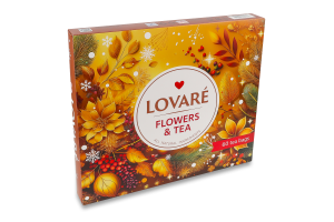 Набір чаїв Flowers&Tea Lovare к/у 60шт