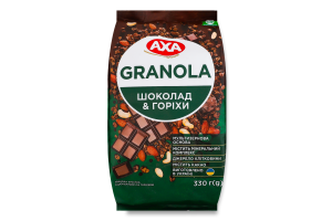 Гранола хрустка Шоколад&Горіхи Axa м/у 330г