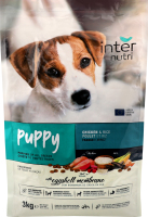 Корм д/цуценят Тесті Паппі з куркою рисом та овочами сухий 3кг Інтернутрі