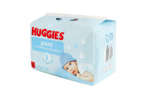 Серветки вологі дитячі Pure Huggies 3х48шт
