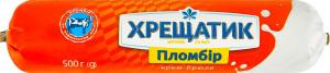 Морозиво 12% пломбір Крем-брюле Хрещатик м/у 500г