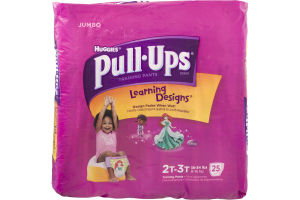Huggies Pull-Ups Learning Designs Training Pants Disney 2T-3T - 25 CT