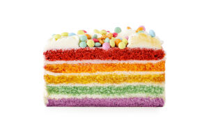Торт Веселка 13 см ваг