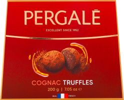 Цукерки трюфельні Cognac Pergale к/у 200г