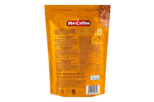 Кофе растворимый сублимированный Gold MacCoffee д/п 120г