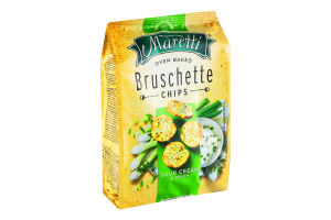 Брускетты хлебные запеченные Sour cream&onion Maretti м/у 140г