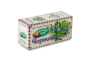 Чай из плодов ягод и трав Черника Карпатський чай к/у 40г