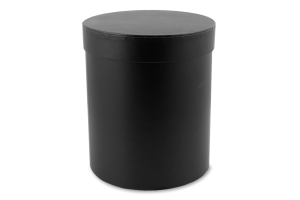 Коробка подарункова чорна кругла 15*18см НК-86 Екстрафікс