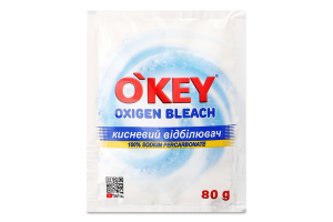 Відбілювач кисеневий 100% 80г саше О"Кей