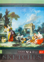 Папір д/ескізів А3 140г/м2 8аркушів Art studio of Happiness