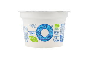 Йогурт 5.5% органічний класичний термостатний Білий Organic Milk ст 200г