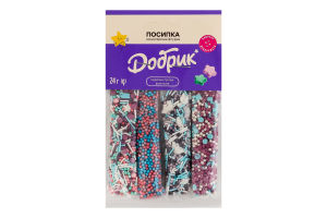 Посипка кондитерська фігурна Перламутрова фантазія Добрик м/у 24г