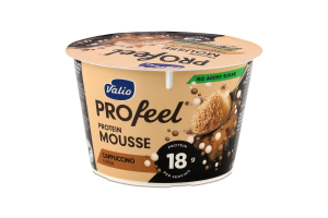 Мус протеїновий капучино безлактозний 150г стакан Valio PROfeel
