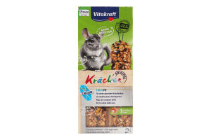 Корм для шиншил додатковий у формі крекера з кальцієм Vitakraft к/у 112г