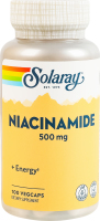 Добавка дієтична капсули 500мг Ніацинамід Solaray 100шт