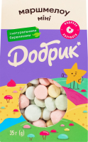 Маршмеллоу с натуральными красителями Мини Добрик к/у 35г