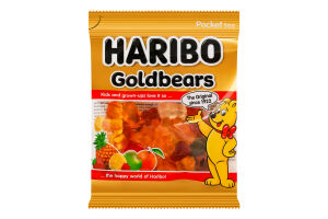 Конфеты желейные неглазированные Goldbears Haribo м/у 80г