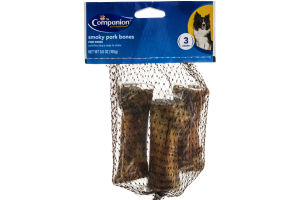 Ahold Companion Smoky Pork Bones - 3 CT