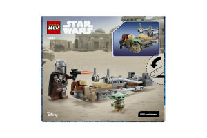Конструктор для детей от 6лет №75436 The Mandalorian&Grogus Speeder bike Star Wars Lego 58эл
