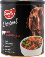 Корм д/дорослих собак Original Mono Protein Яловичина з овочами 800г ж/б Carnie