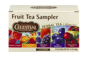 Celestial Seasonings Fruit Tea Sampler Herbal Tea - 18 CT