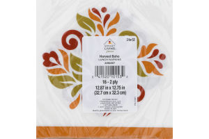 Smart Living Lunch Napkins Harvest Boho - 16 CT