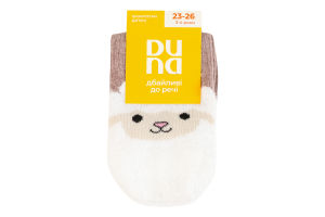 Шкарпетки дитячі Duna №4346 23-26 темний-беж