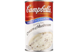 Campbell's Family Size Cream of Mushroom Condensed Soup