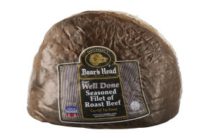 Boar's Head Roast Beef Seasoned Filet Well Done