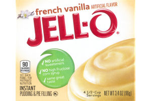 Jell-O Instant Pudding & Pie Filling French Vanilla