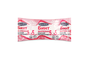 Бинт марлевий медичний нестерильний 17тип 5см*5м Білосніжка