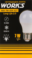 Лампа ЛонгЛайф ЛЕД A60 7W 65K E27 Ворк"c