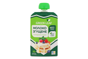 Молоко сгущенное со сладкой стевией Green Leaf д/п 90г