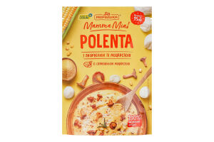 Смесь для приготовления поленты натуральная с лисичками и моцареллой Polenta Mamma Mia Pripravka д/п 170г