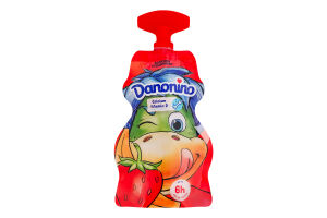 Йогурт 2.1% обогащенный кальцием и витамином D клубнично-банановый Danonino д/п 70г