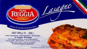 Вироби макаронні з твердих сортів пшениці Лазанья Pasta Reggia к/у 500г