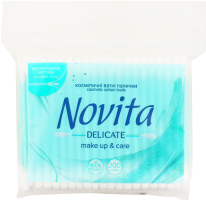 Палочки ватные косметические Delicate Novita 200шт