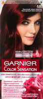 Крем-фарба для волосся Color Sensation Інтенсивний темно-червоний №4.60 Garnier