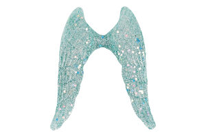 Підвіска новорічна Крила м'ятні 15*11см