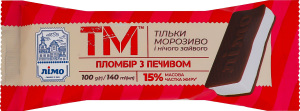 Морозиво 15% пломбір із печивом Твоє морозиво м/у 100г