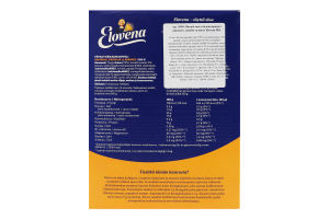 Мюслі вівсяні цільнозернові з ананасом, папаєю та манго Elovena к/у 550г